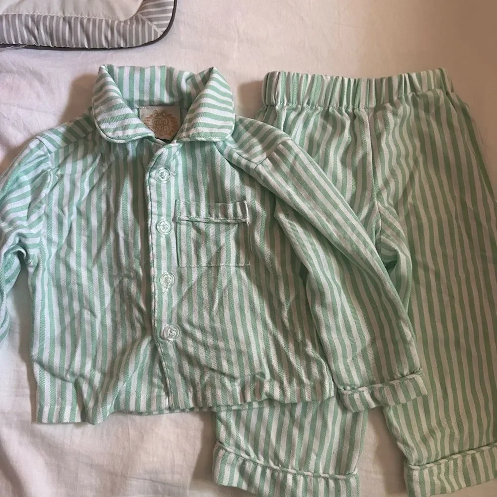 The Beaufort bonnet Company Lock's Little Man pajama Set